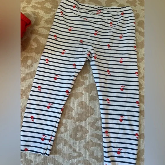 Janie & Jack Cherry Red Outfit 18-24M - Picture 9 of 9